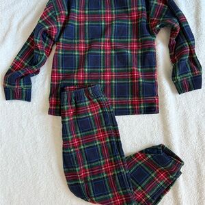 GAP Kids Plaid Pajama Set - Navy, Red, Green